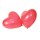 100 PCS 12" Red Heart Love Latex Balloons Wedding Birthday Party Valentine' N2V3