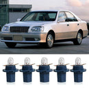 5pcs 12V 1.2W T5 Halogen Car Gauge Bulbs for Dash Instrument Light Blue