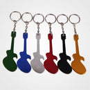 Guitar Shaped Beer Opener Aluminum Alloy Bottle Opener Keychains A