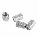 8pcs Aluminium Car Wheel Tyre Valve Stems Air Dust Cover Screw Cap Accessories