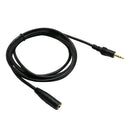Audio 3.5mm Male to Female Aux Cable Extension Cord Converter New 1.5m,Black