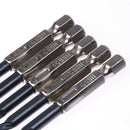 15 pcs High Speed Steel Titanium Coated Drill Bits Set 3 4 5 mm Hex Shank