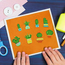 DIY Full Drill Round Green Plants Diamond Painting Puzzle Children Stickers