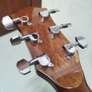 Acoustic Guitar Fully Enclosed Silvery Zinc Alloy Metal Machine Head Guitar