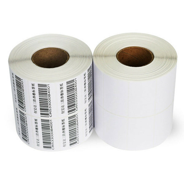 3000pcs 50x30mm Self  Supermarket Double Row Address Label Thermal Paper