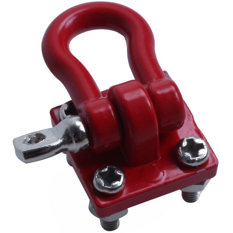 RC Rock Crawler Steel Tow Rope & Tow Hooks For 1/10 Climbing Car Trailer Pa H3Q7