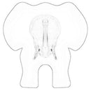Transparent Adhesive Wall Hooks Cute Elephant Bath Hook Home Kitchen Towel  X2W8