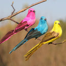 Mini artificial foam feather bird wedding decorative doves bird home decor JR