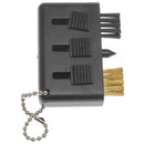 Multifunction golf Rod brush Groove Cleaner Kit Black I5N7