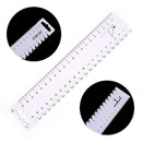 1pc 21cm Ultrathin sewing patchwork ruler quilting tool DIY sewing accessorie -Q