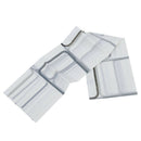 New Modern Bathroom Shower Curtains Extra Long with Hooks 180 x 200 cm (Inn E6F7
