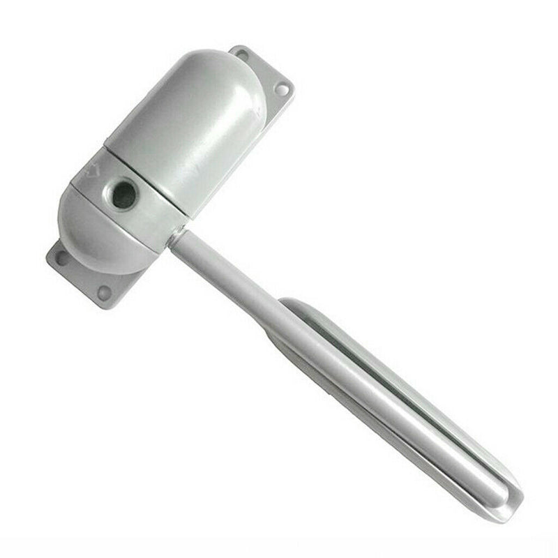 2pcs Metal Mini Door Closer Closing Automobile Adjustable Door Stopper Gray