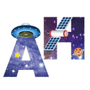 1set Solar System Outer Space Themed Birthday Party Decoration Paper Banne JR