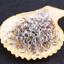 10Pcs 10mm Keyring Blanks Metal Alloy Keychain Key Rings- Split Fob R6Z9 I9D7