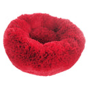 Pet Bed for Cats and Dogs,Super Soft Round Dog Bed Oval Donut Nesting Cave
