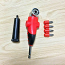 1/4 inch Magnetic Angle Bit Driver Adapter Screwdriver Adjustable Thumb Fla F7Z4