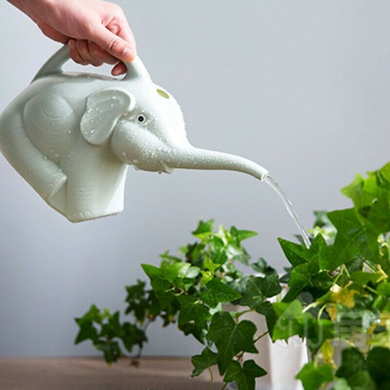 Plastic Garden Elephant Watering Can Gardening Tools Plant Flower Pot Outdo