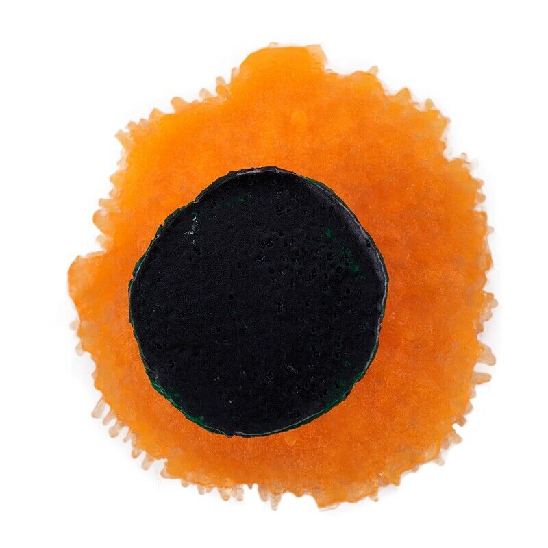 Aquarium Tank Orange Silicone Artificial Sea Anemone Coral Ornament 2 inch B6J2