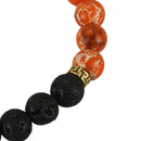 Unisex Lava Stone Elastic Beaded Bracelet Healing Energy Stretch Oil Diffus