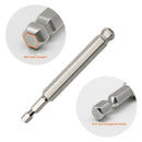9Pcs S2 Steel Magnetic Hexagon 100Mm Length Ball Head Hex Driver Bit Set Ma