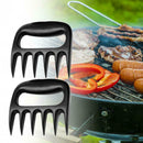 2pcs Black Bear Claws Shredder Meat Shred Clamp Roasting Fork Tong BBQ Tool