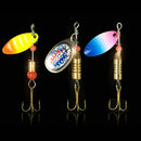 31 pcs Assorted Fishing Lures Metal Fishing Baits Bass Spoon Spinner Baits