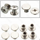 100PCS Nickel Binding Chicago Screws Nail Rivets Photo Album Leather Craft 5x6mm