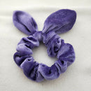 25pcs Hair Scrunchies Pack Bunny Ear Bands Elastic Pony Holders For Women Girl