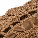 New Fashion Women Summer Round Rattan grass Bags Beach Shoulder Bags Handba N2E4