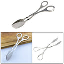 Bread Steak Tongs BBQ Stainless Steel Clip Kitchen Cooking Food Serving LMW