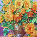 Flowers 5D Diamond Painting Cross Stitch Kit Rhinestones Home Decor Craft