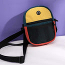 Women Crossbody Bags Canvas Casual Purse Hit Color Shoulder  Messenger Handbags
