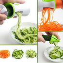 1 pc Spiral Funnel Vegetable Grater ABS Stainless Steel Carrot Cucumber Sli