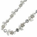 Hair Headband Elegant Elastic Headband with Rhinestones Flowers for Women - G1U5