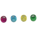 300 Mixed Multicolor Crafts Foil Pony Beads 7x7mm S5W7