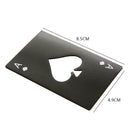 Mini Spade A Poker Card Beer Bottle Opener Stainless Steel Bottle Opener