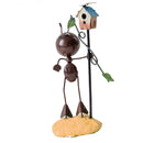 2pcs Creative cute wrought iron ant small ornaments home decorations living room