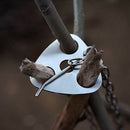 Hanging Tripod Picnic Pot Fire Grill Outdoor Camping Durable Portable Cookwa Ew