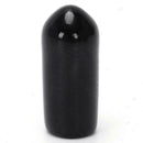 100PCs Black Rubber End Tips 15x6mm (0.6 inch x 0.24inch)