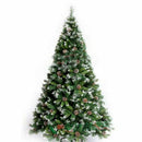 9 Pieces Christmas Pine Cones Ornaments for Xmas Tree Party Decorations Cra