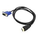 1.8m HDTV Male To VGA 15-pin Male Video AV Adapter Cable For HDTV Set-top