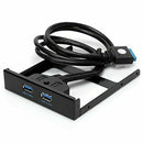 USB 3.0 Front Panel Hub 2 Port Expansion Bay 20 Pin to USB3.0 Bracket Cable