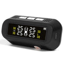 C68 USB+Solar Car TPMS Tire Pressure Monitor System with 4 External Sensors A