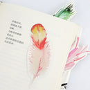 30 pcs/pack colorful paper feather bookmark stationerygift S Gw