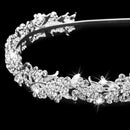 Wedding Bridal Bridemaid Flower&Leaves Diamante Headband Tiara Hair Jewelry
