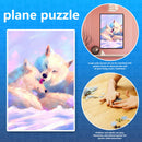1000pcs DIY Happiness White Wolves Puzzle Educational Learning Jigsaw Toys