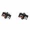 5 Pcs 2 RCA Female Outlet AV Concentric Socket Connector H7M4
