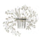 Handmade Pearls Tiara Hair Comb Bride Headwear Wedding Jewelry Accessories A#S