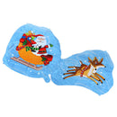Christmas elk pulling car foil balloons party decor toys inflatable BalRKES