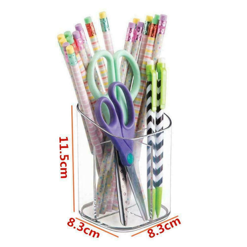 Transparent Acrylic Makeup Brushes Storage Box Desktop Best Holder K1O7